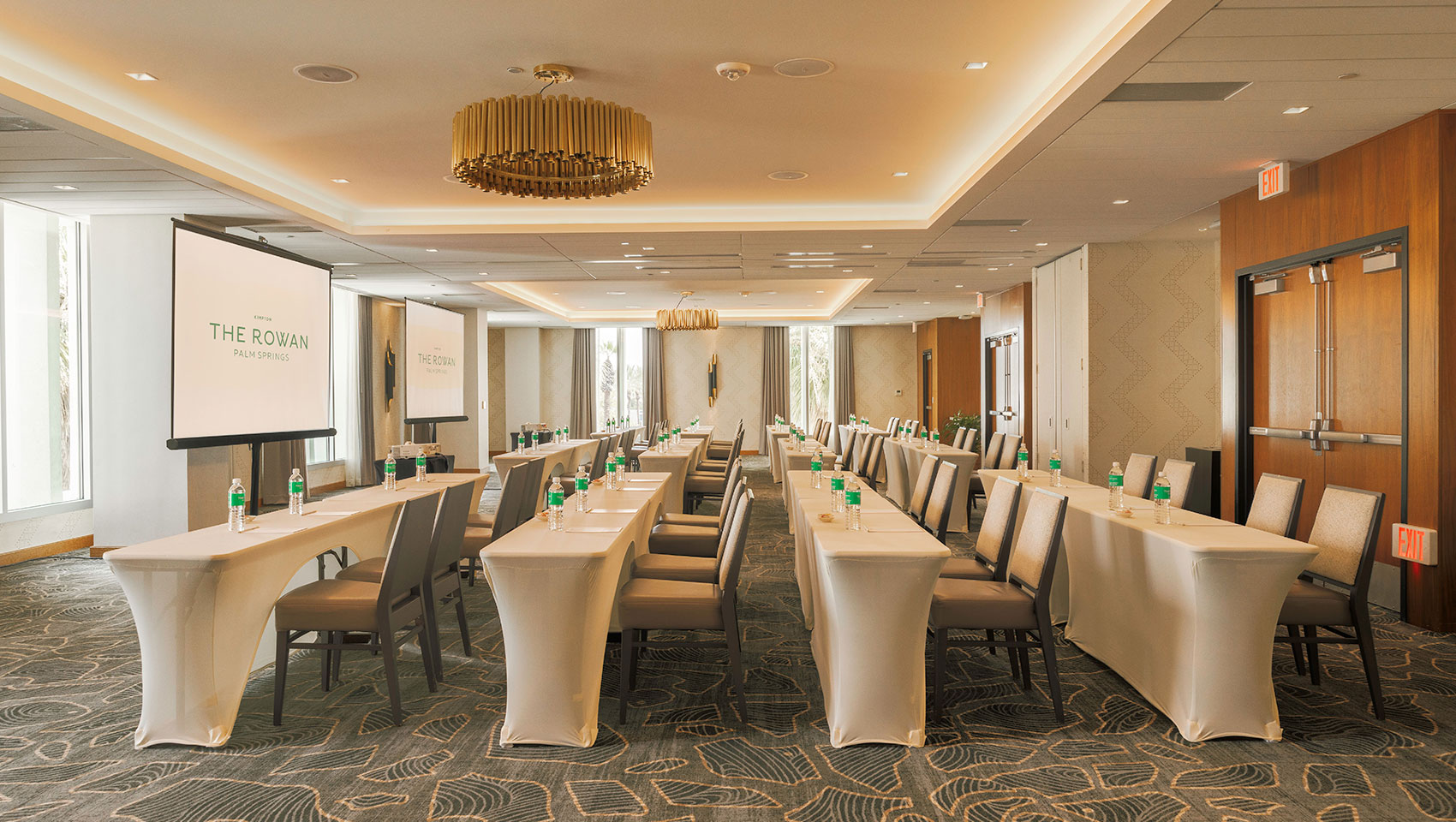 Classroom setup in Sky Ballroom