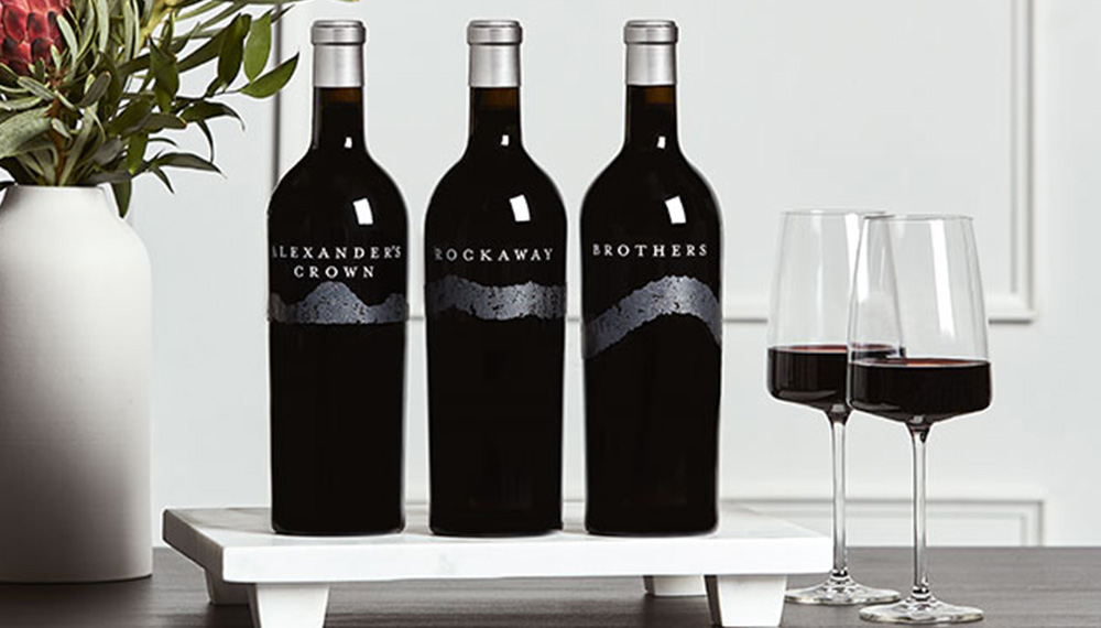 Rodney Strong bottles of red wine